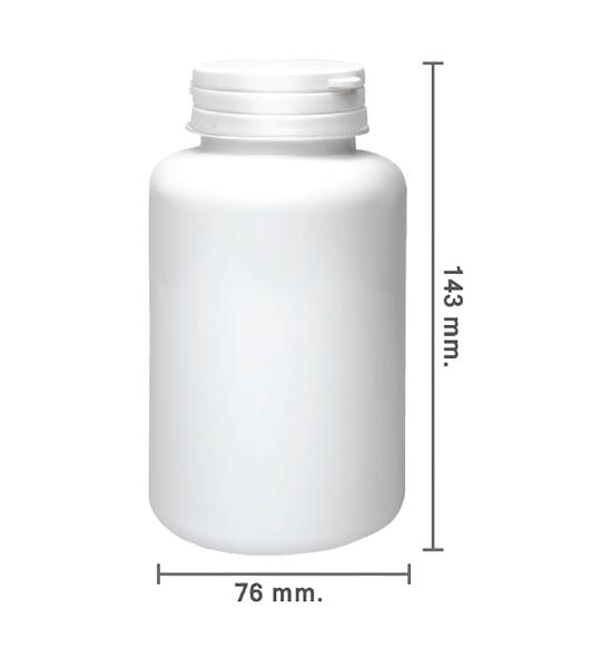 ขวดยาเม็ด ขนาด 500 มล. BRN45-500